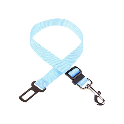 Dog Car Seat Belt Safety Protector Travel Pets Accessories Dog Leash Collar Breakaway Solid Car Harness