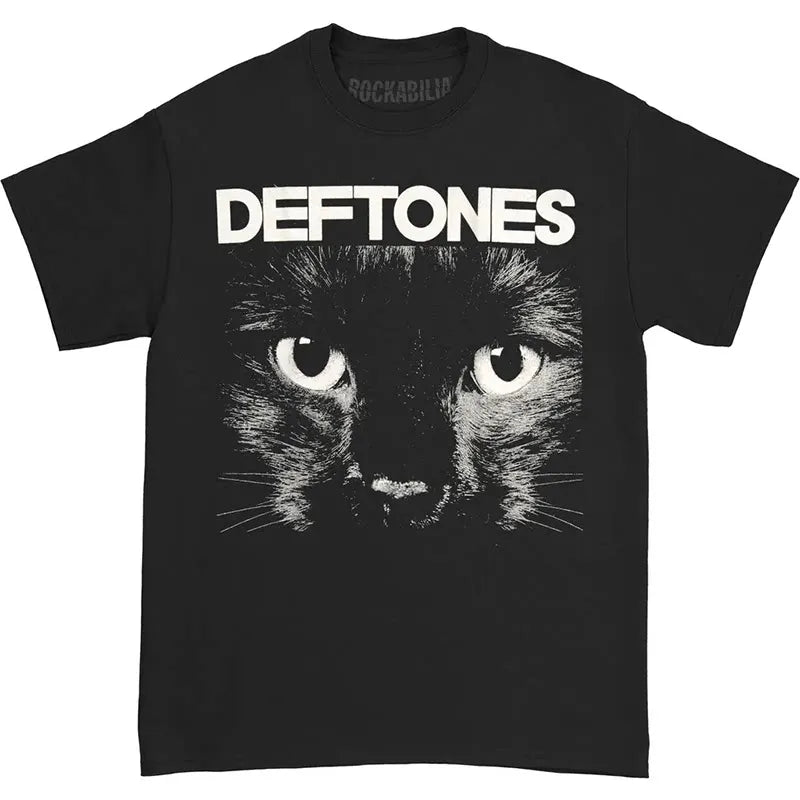 Deftones Sub-tone Banda Música Rap Alternativa Estilo Metal Camiseta Americana de Hombre Tendencia de Moda de Verano Camiseta de Algodón Transpirable
