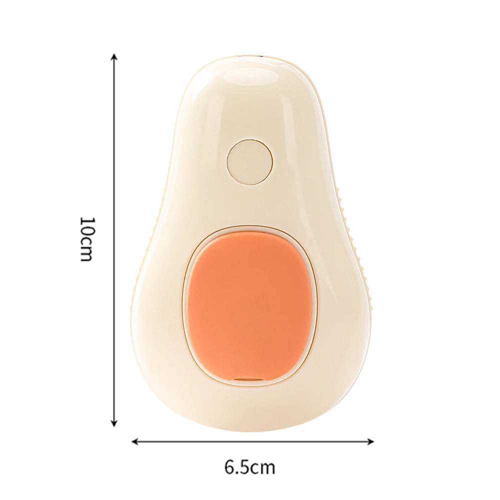 Cepillo de vapor giratorio para gatos y perros, peine eléctrico pulverizador para eliminar el pelo, cepillo de gato de silicona suave para masaje, peine de aseo, accesorios para mascotas