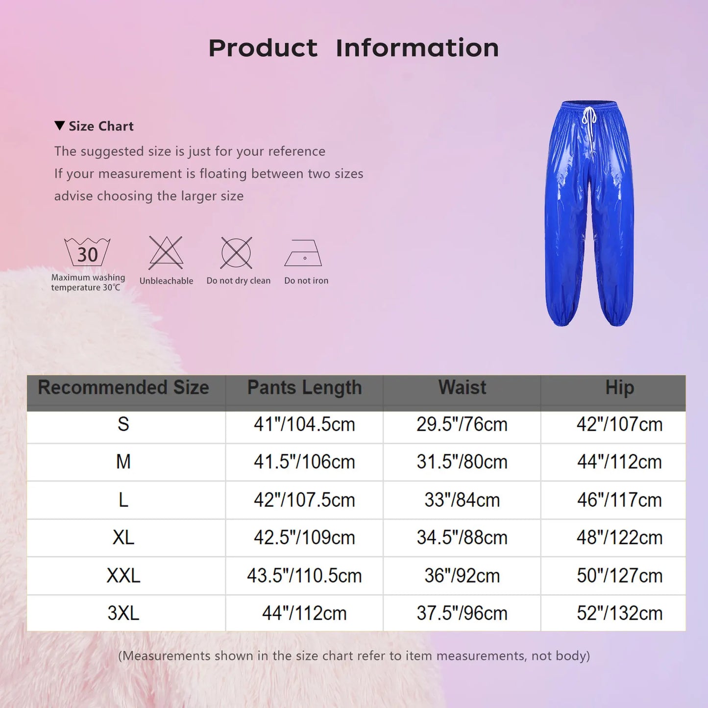 Pantalones Holgados Brillantes para Hombre Y2K con Cordón en la Cintura, Elástico en la Cintura, Bolsillos Laterales, Pantalones de Chándal Holgados y Brillantes, Disfraces de Hip Hop