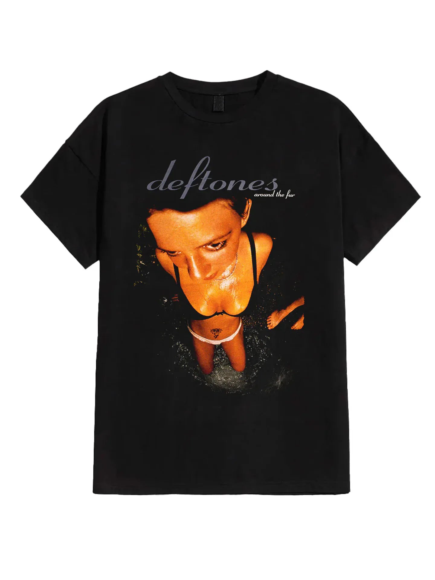 Deftones Sub-tone Banda Música Rap Alternativa Estilo Metal Camiseta Americana de Hombre Tendencia de Moda de Verano Camiseta de Algodón Transpirable