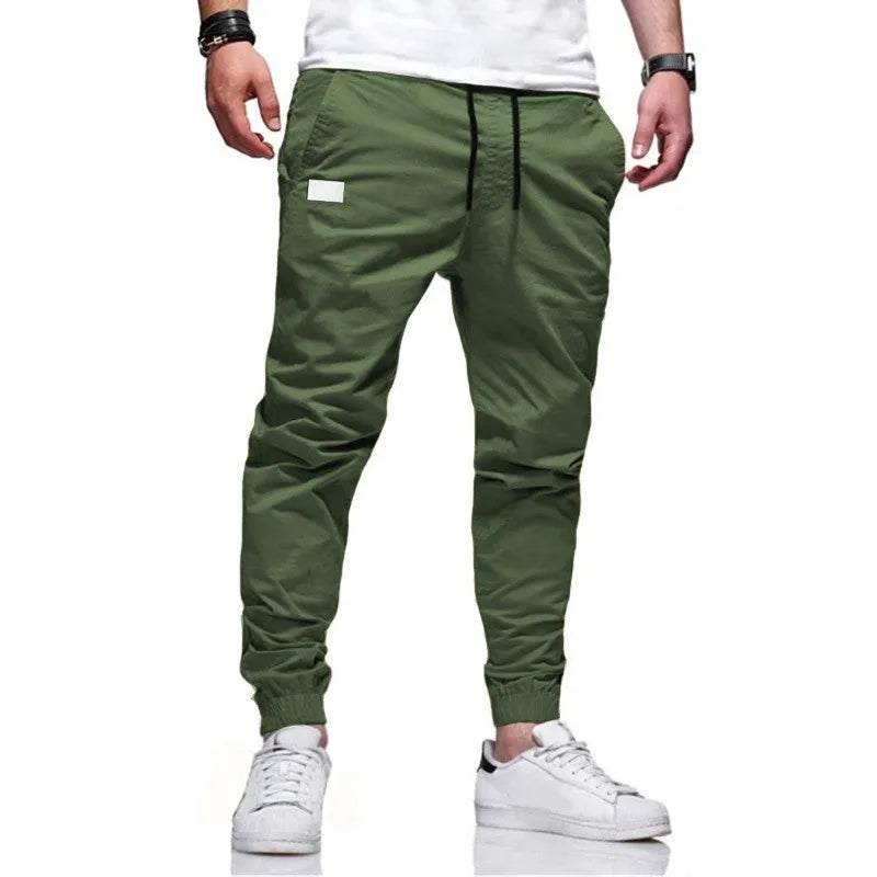 Pantalones deportivos casuales para hombre, pants de sudadera para hombre, jogger cargo harem, pantalones de lápiz, sudadera multibolsillos, nuevo