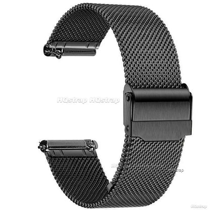 Correa milanesa de liberación rápida universal para DW 20mm 22mm 12mm 14mm 16mm 17mm 19mm 21mm 24mm 18mm Malla de acero inoxidable de 0.6