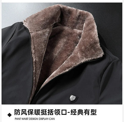 2024 Chaquetas de invierno para hombre, a la moda, gruesas, cálidas, acolchadas de algodón, estilo casual holgado de alta calidad, talla grande para hombre 8XL