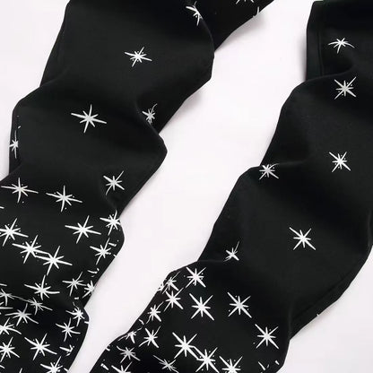 Pantalones vaqueros de hombre elásticos de tubo recto con estampado retro, tendencia de moda de otoño e invierno, vaqueros cómodos deportivos casuales de alta calidad