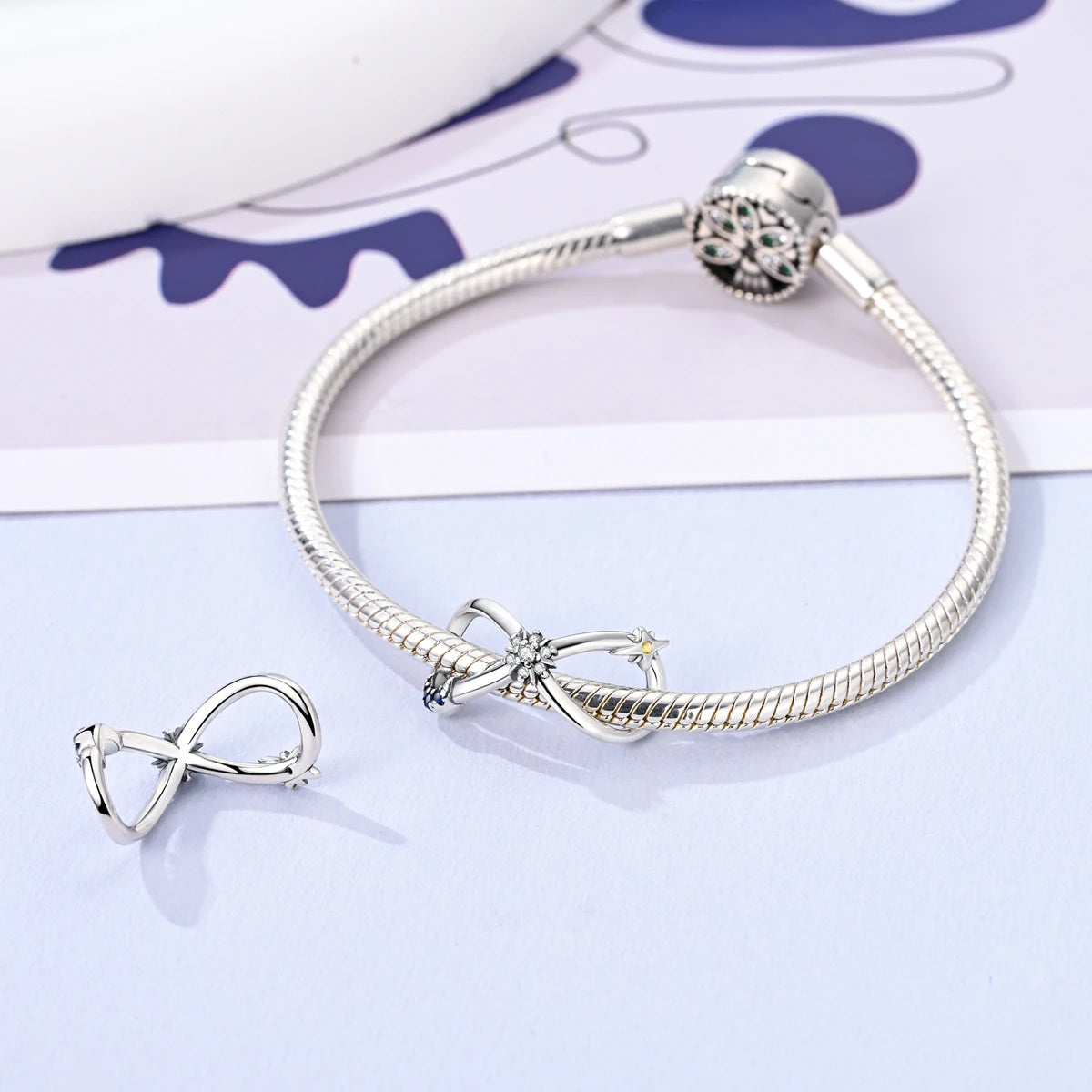 New Arrivals Silver Plated Cute Pet Moon Luminous Firefly Charms Fit Original Bangle Beads Pendent Dangle Bracelet DIY Jewelry