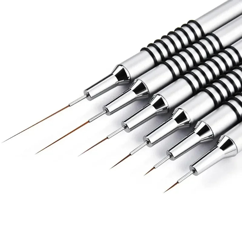 Nails Art Liner Brushes Elongated Lines Striping Drawing Painting  6/9/12/15/18mm Design Pen Professional Manicure Tool New