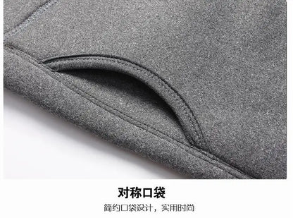 2026 Men's Autumn Winter Fashion V-neck Thickened Plus Velves Warm Vest Man Sleeveless Jackets Solid Slim Casual Waistcoat Male
