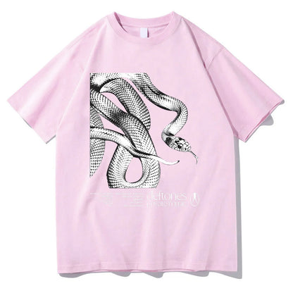 Deftones Private Music Tracklist Camiseta 2025 Algodón Camiseta Hombre Mujer Hip Hop Rock Top Moda Manga Corta Verano Camiseta Oversize