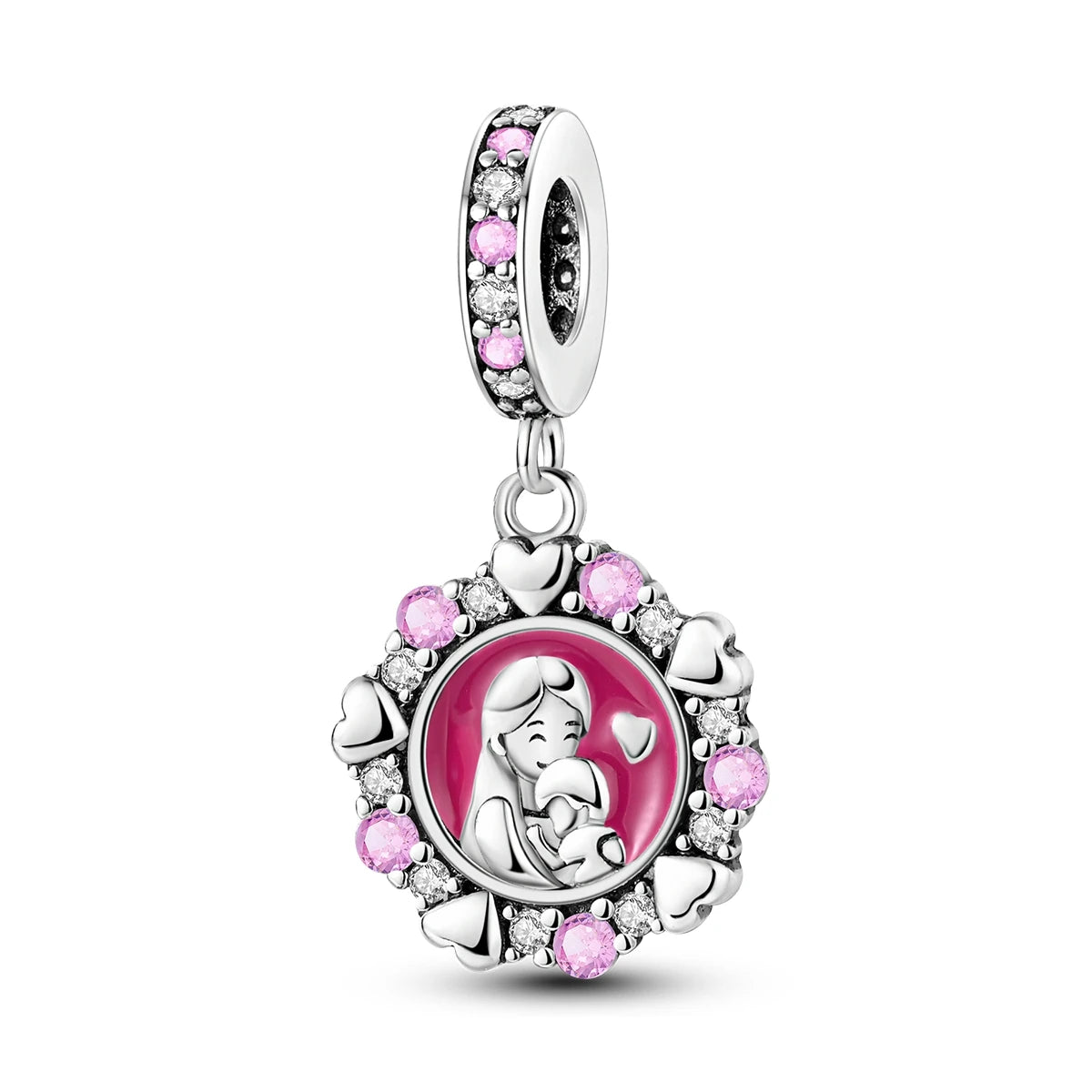 New Arrivals Silver Plated Cute Pet Moon Luminous Firefly Charms Fit Original Bangle Beads Pendent Dangle Bracelet DIY Jewelry