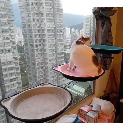 Nueva hamaca para gatos de ventana, rascador, mascota, gatito colgante, cama para dormir, gatos, asiento soleado de ventana, nido, soporta 15kg, accesorios para gatos
