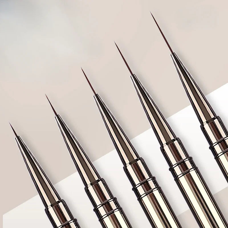 Nails Art Liner Brushes Elongated Lines Striping Drawing Painting  6/9/12/15/18mm Design Pen Professional Manicure Tool New