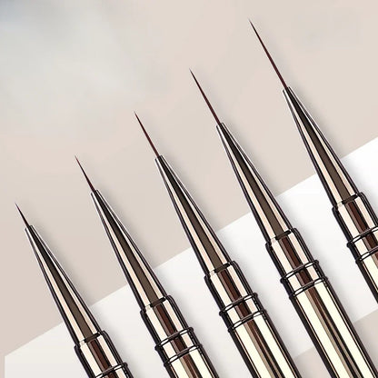 Nails Art Liner Brushes Elongated Lines Striping Drawing Painting  6/9/12/15/18mm Design Pen Professional Manicure Tool New