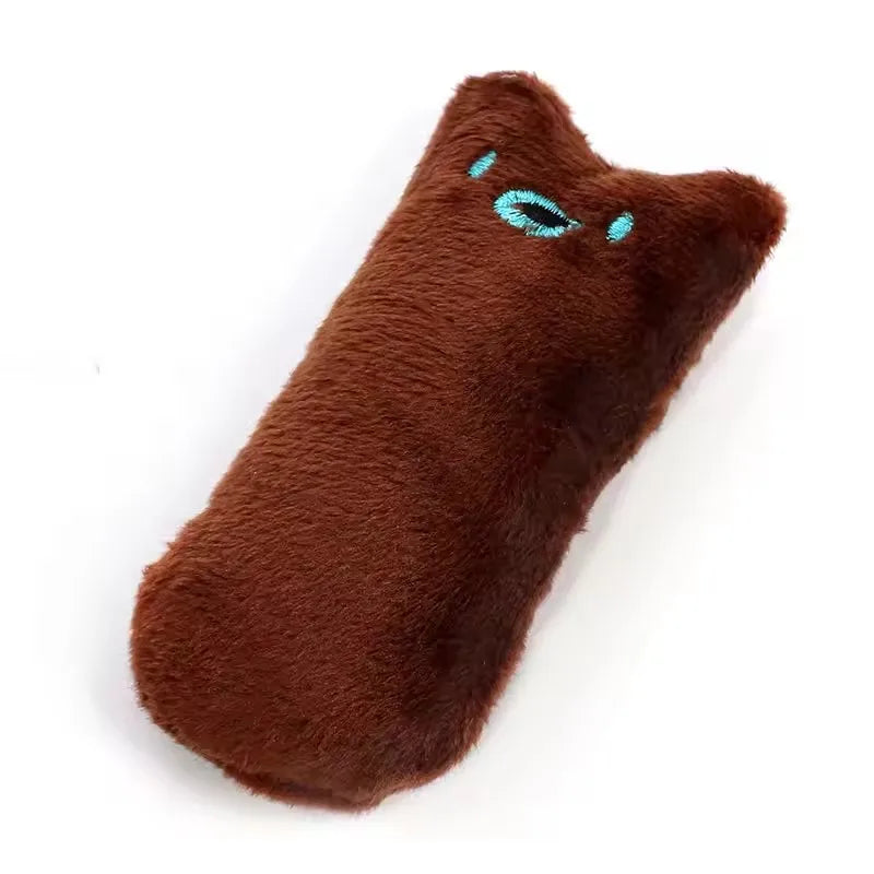 Catnip Toys Cute Thumb Plush Pillow Teeth Grinding Bite-resistant Teasing Relaxation Cat Chew Toy Pet Accessories