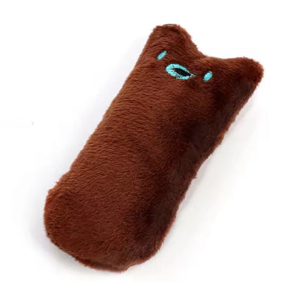Catnip Toys Cute Thumb Plush Pillow Teeth Grinding Bite-resistant Teasing Relaxation Cat Chew Toy Pet Accessories