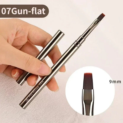 Nails Art Liner Brushes Elongated Lines Striping Drawing Painting  6/9/12/15/18mm Design Pen Professional Manicure Tool New