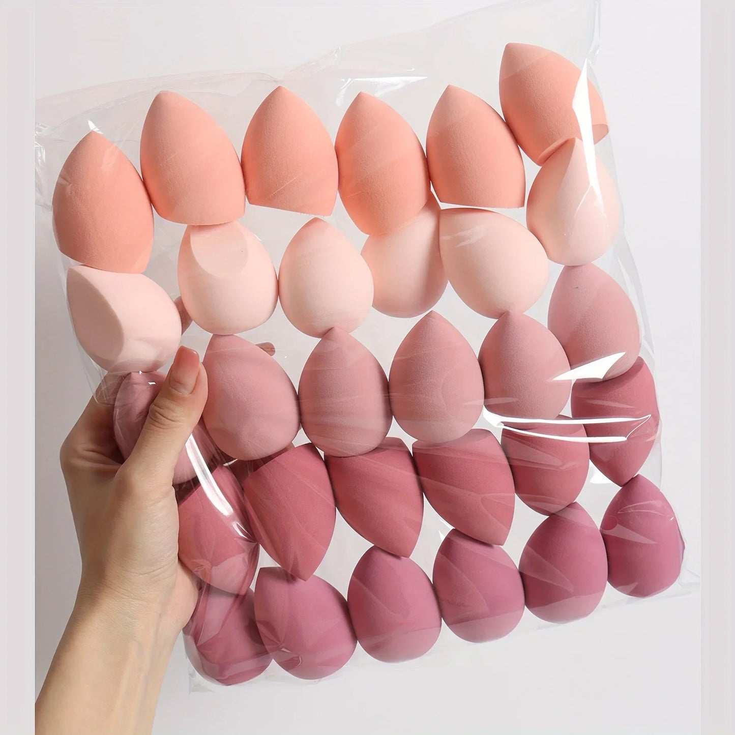 4/7/18piece makeup sponge set suitable for liquid BB cream powder application makeup egg dry wet dual-use powder puff girl