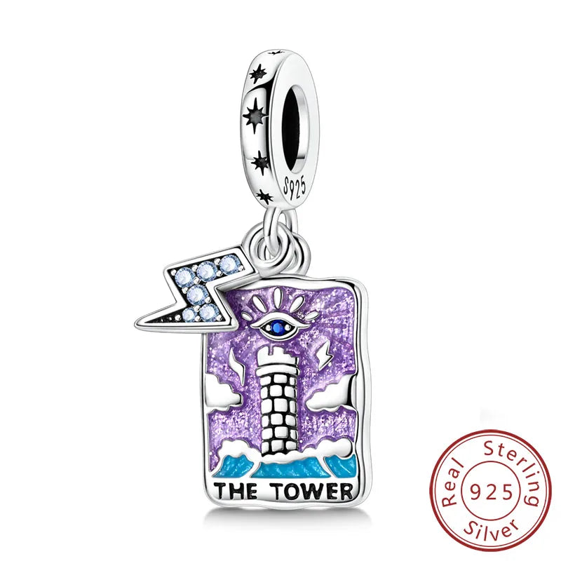 New 925 Sterling Silver Charms Bead Penguin Owl Bow Heart Charm Fit Original Pendant Bracelet Jewelry Making For Women Gift