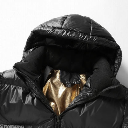 Chaqueta de algodón de invierno cortavientos para hombre estampada, cálida, con capucha, informal, nueva, gruesa, moderna, talla 5XL, ropa de hombre