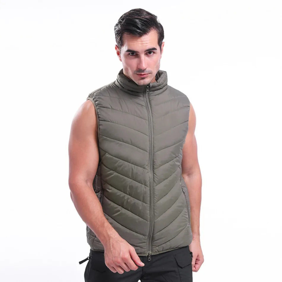 Men Casual Coat Vest Tactical Sports Thicken Warm Sleeveless Camouflage Jackets Male High-quality Waterproof Zipper Waistcoat