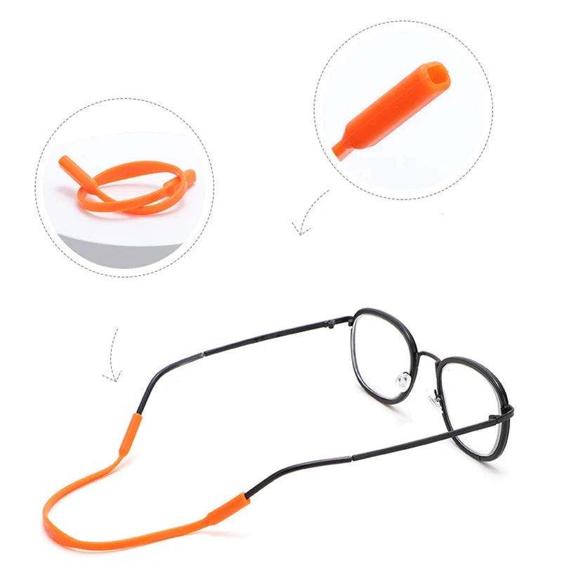 Productos para Mascotas Correas Antideslizantes de Silicona para Gafas Cadena de Gafas de Sol Soporte Cordón para Perros Pequeños Gatos Accesorios para Mascotas