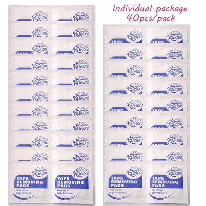 New Non-woven Lace Glue Remover Pads For Wigs 20Pcs Remover For Tape In Hair Extensions Wholesalers Factory Price Wig Repair Kit