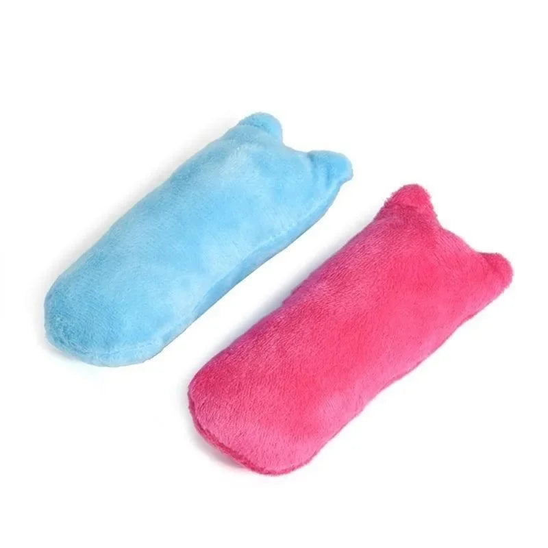 Catnip Toys Cute Thumb Plush Pillow Teeth Grinding Bite-resistant Teasing Relaxation Cat Chew Toy Pet Accessories