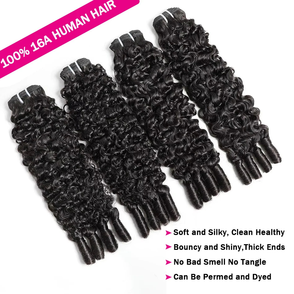 Burmese Curly Hair Bundles Human Hair Extensions Unprocessed Raw Hair Burmese 3C4A Curls 1/3/4 Pcs Human Hair Bundles Weave Deal
