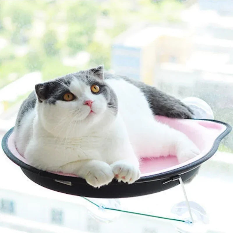 Nueva hamaca para gatos de ventana, rascador, mascota, gatito colgante, cama para dormir, gatos, asiento soleado de ventana, nido, soporta 15kg, accesorios para gatos