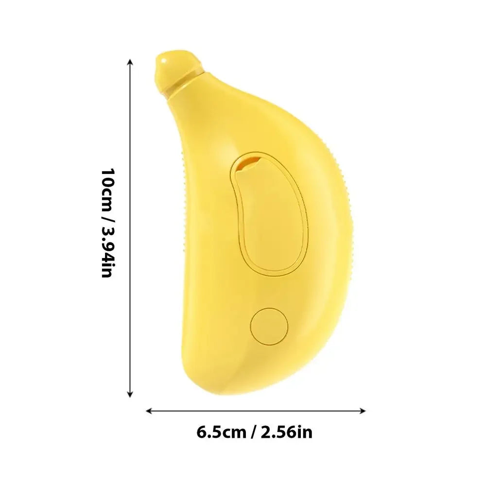 Cepillo de vapor giratorio para gatos y perros, peine eléctrico pulverizador para eliminar el pelo, cepillo de gato de silicona suave para masaje, peine de aseo, accesorios para mascotas