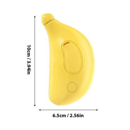 Cepillo de vapor giratorio para gatos y perros, peine eléctrico pulverizador para eliminar el pelo, cepillo de gato de silicona suave para masaje, peine de aseo, accesorios para mascotas