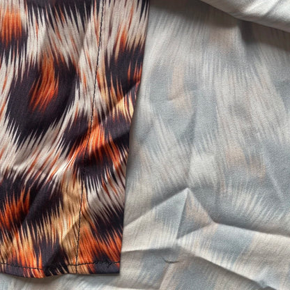 Hawaiian Men Shirts Fish Swarm Fishbone Print Full Sleeve Casual Button Up Beach Parties Travel Poolside Ocean Punk Fusion Shirt