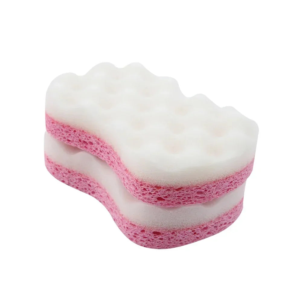 1/3PCS New Soft Bath Sponge Shower Natural Gentle Soothing Body Fiber Exfoliating Shower Sponge Wash Bouquet Bathing Accessories