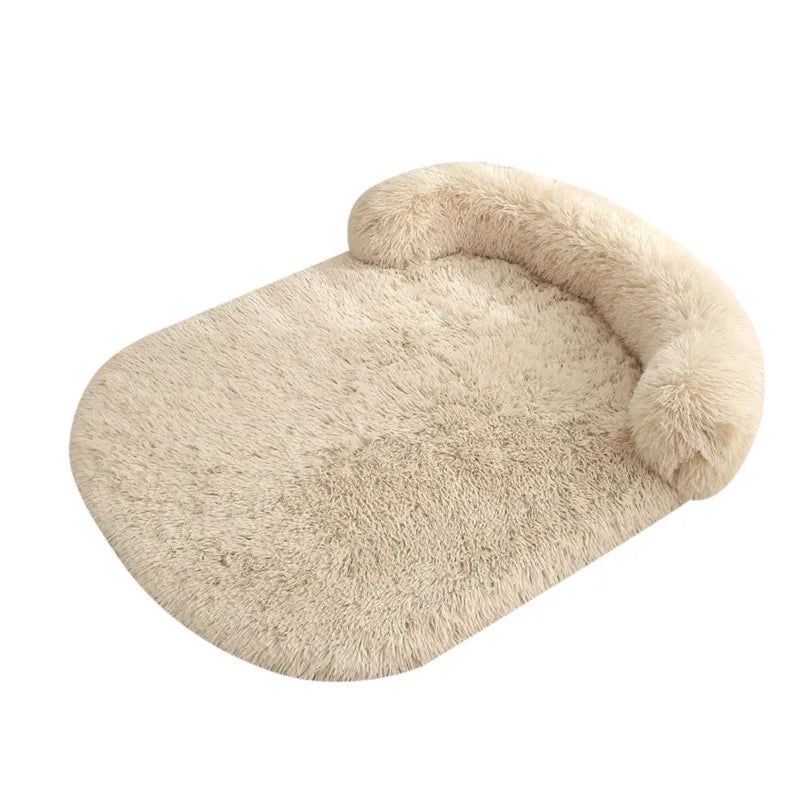 Sofá ortopédico impermeable y lavable para perros, cama para mascotas de espuma de huevo con parte inferior extraíble y antideslizante
