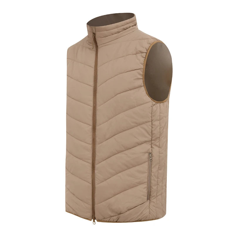 Men Casual Coat Vest Tactical Sports Thicken Warm Sleeveless Camouflage Jackets Male High-quality Waterproof Zipper Waistcoat
