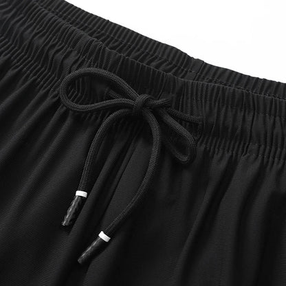 New Summer Casual Shorts Men Boardshorts Breathable Beach Shorts Elastic Jogging Running Sports Men's Short Pants Zipper Pockets