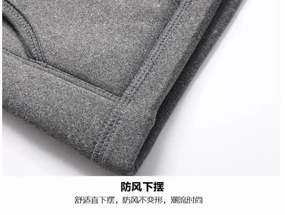 2026 Men's Autumn Winter Fashion V-neck Thickened Plus Velves Warm Vest Man Sleeveless Jackets Solid Slim Casual Waistcoat Male