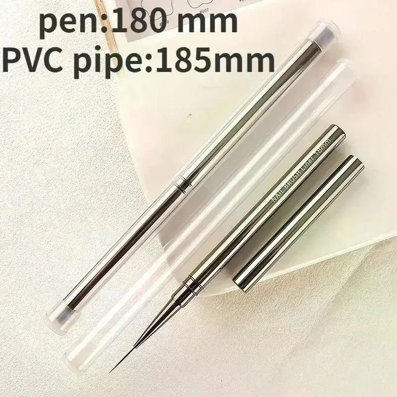 Nails Art Liner Brushes Elongated Lines Striping Drawing Painting  6/9/12/15/18mm Design Pen Professional Manicure Tool New