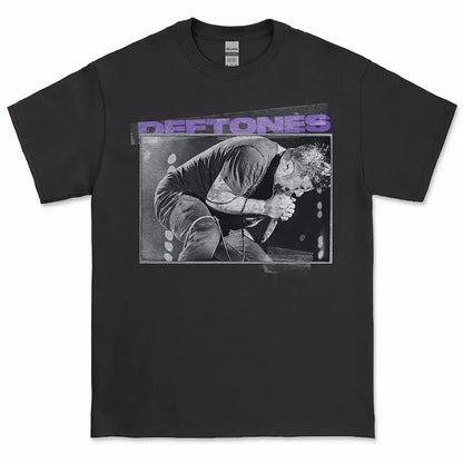 Deftones Sub-tone Banda Música Rap Alternativa Estilo Metal Camiseta Americana de Hombre Tendencia de Moda de Verano Camiseta de Algodón Transpirable