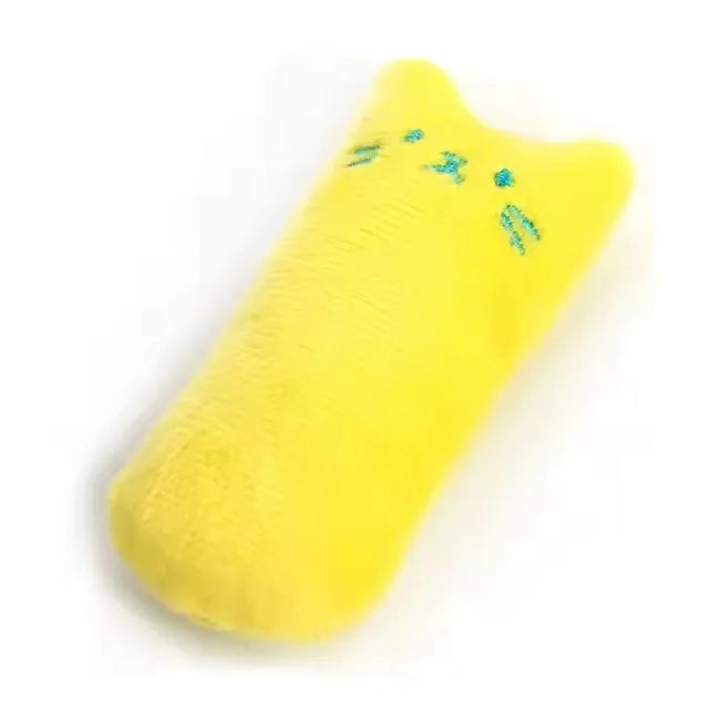 Catnip Toys Cute Thumb Plush Pillow Teeth Grinding Bite-resistant Teasing Relaxation Cat Chew Toy Pet Accessories