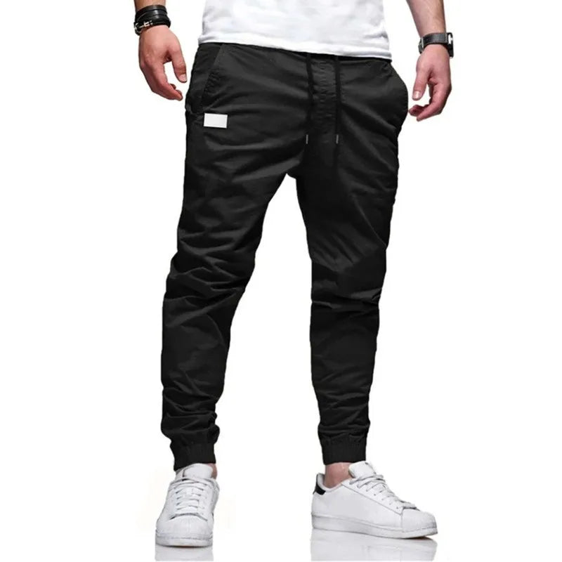 Pantalones deportivos casuales para hombre, pants de sudadera para hombre, jogger cargo harem, pantalones de lápiz, sudadera multibolsillos, nuevo
