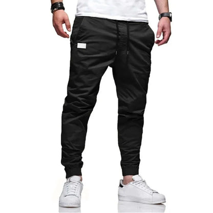 Pantalones deportivos casuales para hombre, pants de sudadera para hombre, jogger cargo harem, pantalones de lápiz, sudadera multibolsillos, nuevo
