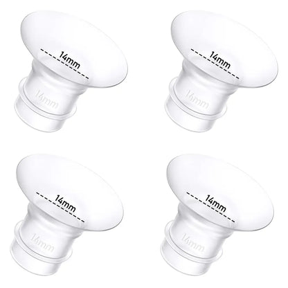 Kit de insertos de brida para extractores de leche Momcozy/Spectra S1/S2, Eufy/Medela/Elvie/Lansinoh/Paruu y extractores de leche portátiles