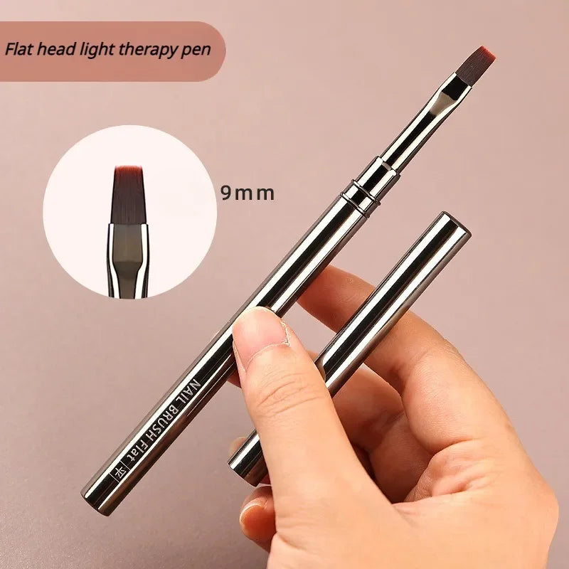 Nails Art Liner Brushes Elongated Lines Striping Drawing Painting  6/9/12/15/18mm Design Pen Professional Manicure Tool New