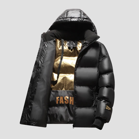 Chaqueta de algodón de invierno cortavientos para hombre estampada, cálida, con capucha, informal, nueva, gruesa, moderna, talla 5XL, ropa de hombre