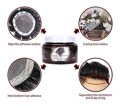 New Non-woven Lace Glue Remover Pads For Wigs 20Pcs Remover For Tape In Hair Extensions Wholesalers Factory Price Wig Repair Kit