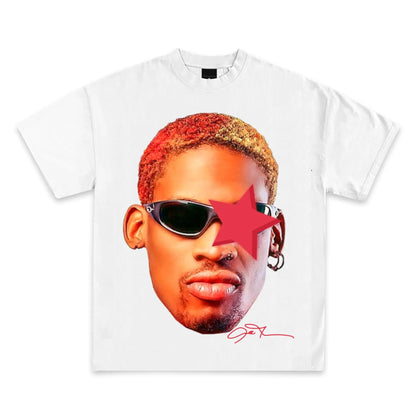 Colección de Camisetas Gráficas Vintage de Cultura Pop, Rap Americano, Baloncesto, Ropa Urbana, Hip-Hop, Tops Y2K de Calidad Premium para Hombre, Manga Corta