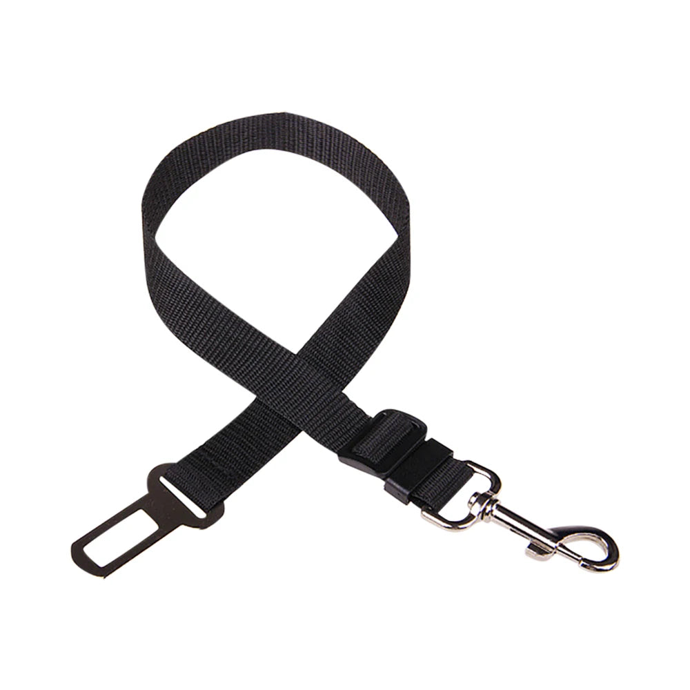 Dog Car Seat Belt Safety Protector Travel Pets Accessories Dog Leash Collar Breakaway Solid Car Harness