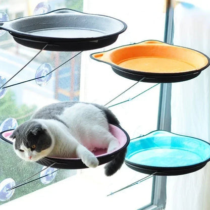 Nueva hamaca para gatos de ventana, rascador, mascota, gatito colgante, cama para dormir, gatos, asiento soleado de ventana, nido, soporta 15kg, accesorios para gatos