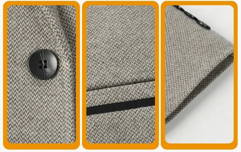 TFETTERS Brand 2025 Spring Business Blazer for Men Solid Autumn Casual Men's Jacket Blazer Fashion Single Breasted Suits Mens